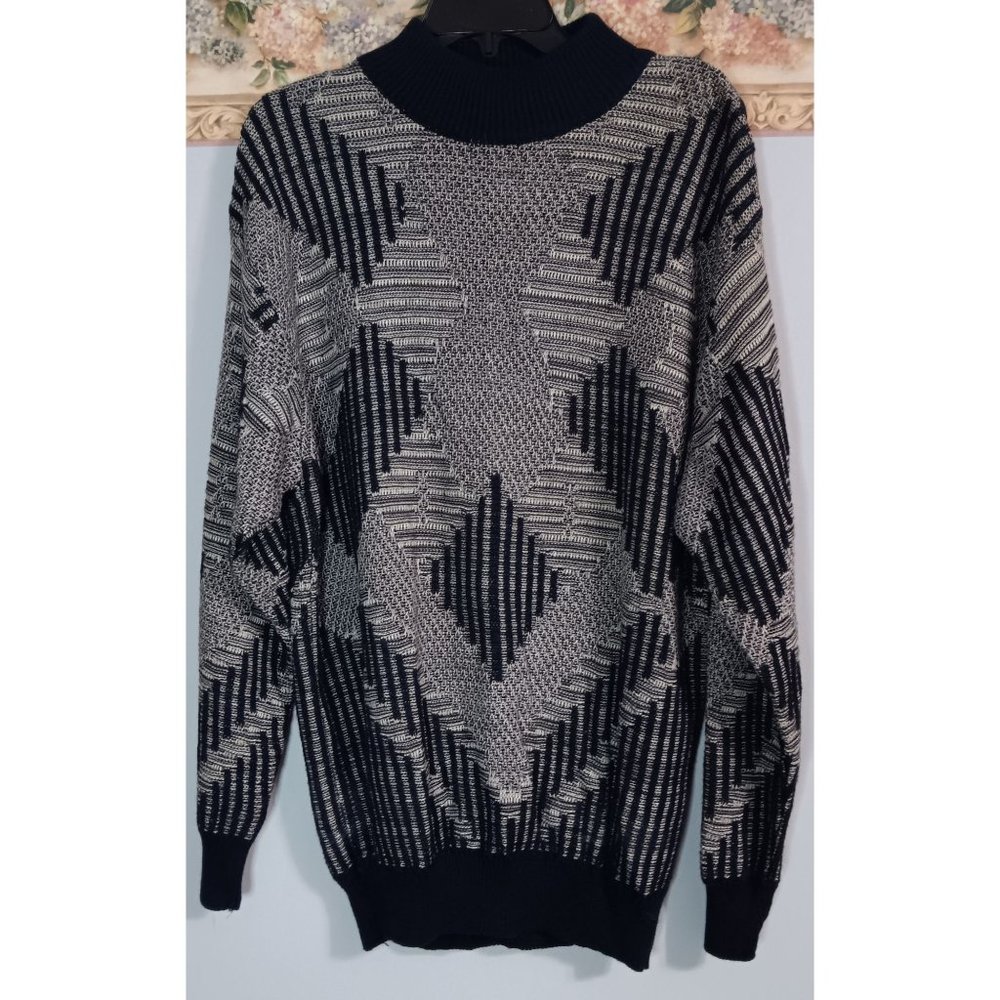 Generra Sport Small NWT Knit Vintage Argyle Tennis Classic Event Occasion Sweate